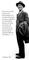 Suhrkamp Verlag Poster Hermann Hesse »Lebensgro߫: plano, nicht gefaltet | Hermann Hesse in Lebensgröße: das Plakat für Fans