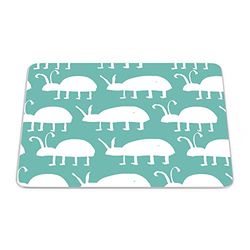 Bonamaison, Tapis de Souris Rectangle Imprimé Numériquement, Fond Antidérapant, pour Bureau et Maison, Taille: 22x18cm