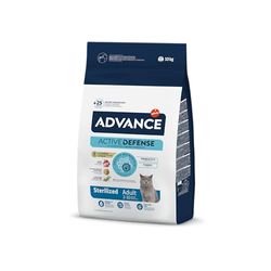 Advance Sterilized Adult - voer voor gesteriliseerde katten, met kalkoen, 10 kg