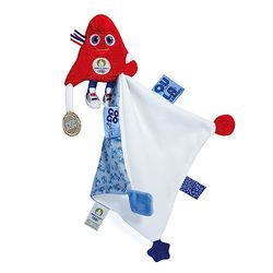 Doudou et Compagnie JO2420 – Peluche Oficial de los Juegos Olímpicos de París 2024 – Peluche de Peluche con fryge – Doudou de campeón – Desde el Nacimiento – para bebé – 14 cm