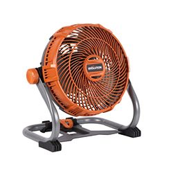 Evolution Power Tools R240FAN-Li 240 mm - draagbare draadloze werkventilator - stille koeling, compact, krachtig, 360⁰ verstelbaar draaipunt, 18v Li-Ion. Batterij niet inbegrepen.