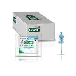 GUM Proxabrush Go-Betweens - Recambios de cepillo interdental ancho, artículo 614 muestras profesionales, 2 recambios por paquete, 18 paquetes