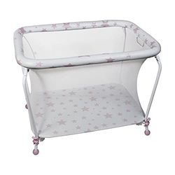 Plastimyr 5993645 Estrellas Parque Rectangular, Rosa