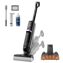 EUREKA RapidWash NEW730 Aspiradora Fregadora Sin Cable en Seco y Húmedo, Posición Baja de 170°, 21600 Pa, Lavado con Agua Caliente a 85°C, Secado en 5 Minutos, Autolimpieza, Antienredos