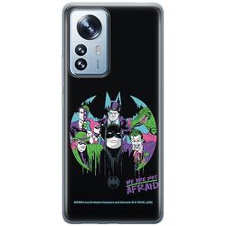 ERT GROUP mobiel telefoonhoesje voor Xiaomi 12 PRO origineel en officieel erkend DC patroon Batman 100 optimaal aangepast aan de vorm van de mobiele telefoon, hoesje is gemaakt van TPU