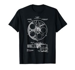 Film Reel Patent vintage retrò Regista Regista, Film Maglietta