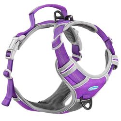 ThinkPet Riflettente Traspirante Morbido Air Mesh No Drag Puppy Choke Overhead Ventilation Vest per Cuccioli Cani e Gatti di piccola e media taglia