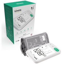 Kinetik Wellbeing Smart Blood Pressure Machine - Bluetooth Arm Blood Pressure Monitors Large Cuff Universal (22-45cm) - Used by the NHS, Safe in Pregnancy & Diabetics - Bp Monitor Menopause Friendly