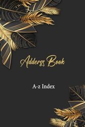 Address Book: Telephone and Address Book WIth a-z Index, Perfect Organiser Notebook for Keeping Track of Names, Addresses, Phone Numbers , Emails Birthdays, Social Media and Note_AD Z336
