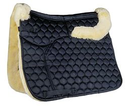 HKM Korrektur Tapis de selle Noir/nature