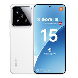 Xiaomi 15 - Smartphone de 12+512GB, Lente óptica Leica Summilux, Snapdragon 8 Elite, Pantalla AMOLED CrystalRes de 6,36" de 120 Hz, HyperCharge de 90W, Cargador no Incluido, Blanco (Versión ES)