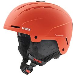 uvex stance, Skihelm Unisex-Volwassene, fierce red matt, 54-58 cm