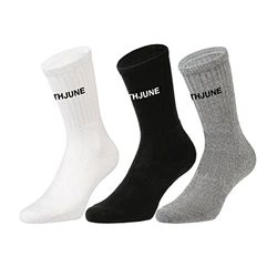 Sixth June CHAUSSETTES LOT DE 3, NOIR/GRIS/BLANC- 3 PAAR, 43-45 EU