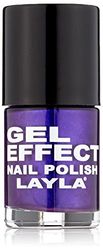 Layla Cosmetics Milano Gel Effet Vernis à Ongles Blue Purple 10 ml