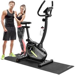 TechFit Tappeto Fitness in Gomma – Tappetino Antiscivolo per Protezione del Pavimento per Tapis Roulant, Cyclette, Vogatori e Attrezzature da Palestra 173 x 61 x 0,6 cm