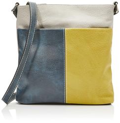 Envy Julie Navy Lime crossbody väska för kvinnor, Marinblå lime