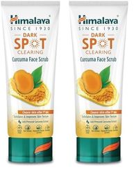 Himalaya Dark Spot Clearing Curcuma Face Scrub, Exfoliates and Improves Skin Texture, 75ml (Pack of 2)
