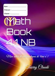 Math Book 4.1 NB: Mon cahier de mathématiques de 4ème n°1