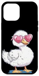 Pretty Duck Costume per gli amanti degli occhiali da sole e delle anatre Custodia per iPhone 12 Pro Max