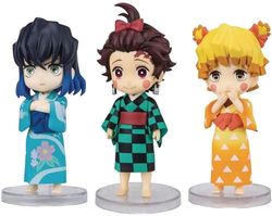 TAMASHII NATIONS Tamashi Nations - Demon Slayer: Kimetsu no Yaiba - Sumiko Zenko Inoko (Entertainment District Arc Set), Bandai Spirits Figuarts Mini