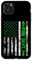 Custodia per iPhone 11 Pro Max Fire Department Firefighter Fireman Fire Rescue Firefighting