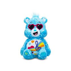 Basic Fun Care Bears Peluche Love Song Bear 22 cm – Jouet en Peluche Collectible avec Badge Note de Musique, Cadeau Câlin pour Enfants de 4 Ans+, Idéal pour Filles & Garçons