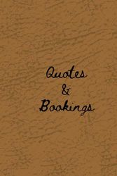Travel Agent Quotes & Bookings: Quotes & Bookings