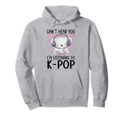 No puedo oírte, estoy escuchando mercancía de K-pop Koala Sudadera con Capucha