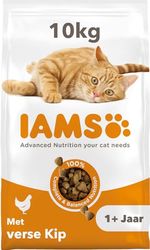 IAMS For Vitality Droog Kattenvoer Voor Volwassenen Katten, Met Verse Kip, 10 kg