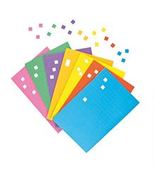 Baker Ross Autocolantes quadrados de espuma para mosaicos, material essencial para artesanato e artesanato para crianças (pacote de 2.000)