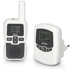 Alecto bambino DBX80 bambino monitor a lungo raggio - Portata fino a 3.000 metri - Con tempo di standby lungo (fino a 9 ore) - VOX - Sensibilità regolabile - Espandibile - Bianco