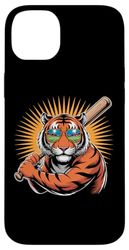 Cool Tiger Baseball Funny Sports Animal Graphic Case for iPhone 14 Plus