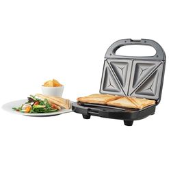 PROGRESS EK5851P Sandwich Toaster, Plastic, Black