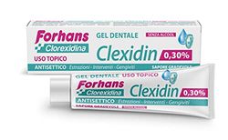 Forhans Clorexidina, Gel Dentale Clexidin 0,30%, Gel Pronto Intervento ad Uso Topico con Clorexidina, Azione Antisettica e Antibatterica, Senza Alcol, Sapore Gradevole, 50 ml