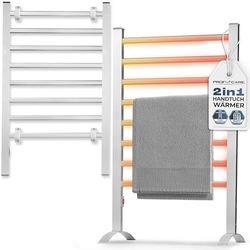 ProfiCare Chauffe-serviettes électrique | Porte-serviettes & sèche-serviettes pour salle de bain | incl. Matériel de montage & pieds | sans perçage | Radiateur silencieux | Câble de 1,5m | PC EHW 3115
