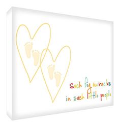 Feel Good Art - Bloque de madera para guardería, regalo para recién nacidos o bautizos, 17,8 x 12,7 cm, multicolor