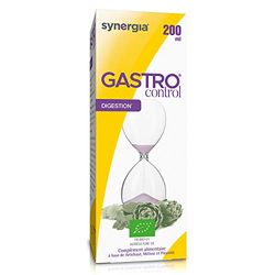 GASTROCONTROL 200ml | Contribue à une Digestion Sereine Grâce à l'Association de Trois Plantes : Artichaut, Mélisse et Pissenlit | Formule 100% Naturelle | Laboratoire SYNERGIA