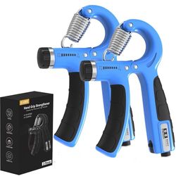 Handtränare, set om 2 handtränare underarmstränare, justerbart handtag 5–60 kg, handunderarmsträning, greppstyrketräning, halkfritt grepp, för idrottare och handåterhämtning