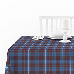 Doge Milano Nappe avec impression numérique, 100% Made in Italy Nappe antidérapante pour salle à manger, lavable et antitache, Modèle Natale - Rossella, cm 240x140
