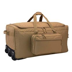 Mercury Tactical Gear Monster™ Rollende plunjezak met wielen, grote zware plunjezak met wielen voor heren en dames, reistas, coyote kleur, coyote, monster, Coyote, Monster