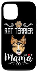 Carcasa para iPhone 14 Rat Terrier Mama Dog Lover Puppy Dog Mom Mothers Day