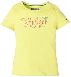 Tommy Hilfiger meisjes-T-shirt Bay Mini Cn Knit S/S, effen