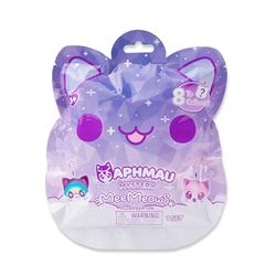 Aphmau 6700 MeeMeows Mystery Clip-on speelgoed, verzamelbare mini-pluche, 1 van 8 mogelijke personages, officiële merchanse-stijlen kunnen willekeurig worden geleverd, kleur varieert, één maat