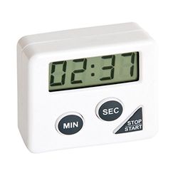 García de Pou 452.60 Timer elettrico, 6 x 5.5 x 2 cm, Set da 72, Bianco