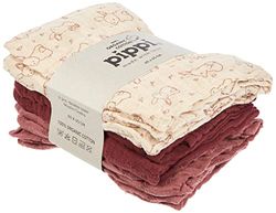 Pippi Lot de 6 couches en tissu unisexes pour bébé 65 x 65 cm