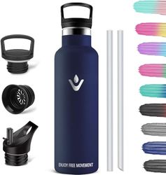 HoneyHolly Borraccia Termica 1 Litro, Senza BPA, Borraccia Termica, Sottovuoto a Doppia Parete, Bottiglia Termica, 18/8 Acciaio Inox, Borracce Termiche, Borraccia per Palestra, Sport, Bici