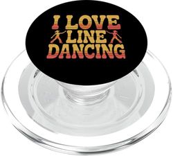 Me encantan las vibraciones retro de baile en línea PopSockets PopGrip para MagSafe