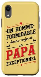 Coque pour iPhone XR Belle Idee Cadeau d'anniversaire Fête des Pères pour Papa