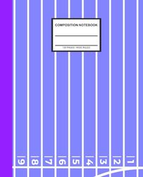 Composition Notebook: Cute Composition Notebooks | Wide-Ruled Lined | 7.5 x 9.25 inches | 130 Pages | For Kids, Boys, Girls, Teens and Adults | Students School Supplies | Aesthetic Notebook