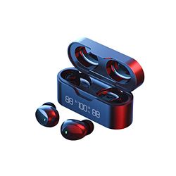 SSinaaes Draadloze hoofdtelefoon, in-ear hoofdtelefoon, Bluetooth 5.1, diepe bas, high-definition microfoon, IPX7, waterdicht, draadloze sporthoofdtelefoon met USB-C oplaadbox